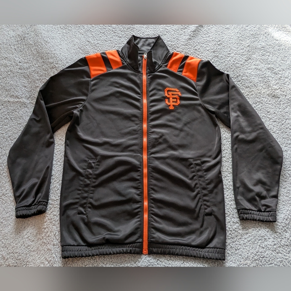 MLB Jacket San Francisco Giants Sz.S GIII Sports Carl Banks Polyester Full Zip